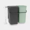 Brabantia Sort & Go retangular plástico verde cinzento largura 520 mm profundidade 370 mm altura 430 mm