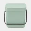 Balde de lixo Brabantia Sort & Go 3 L verde largura 188 mm profundidade 139 mm altura 181 mm