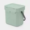 Balde de lixo Brabantia Sort & Go 3 L verde largura 188 mm profundidade 139 mm altura 181 mm