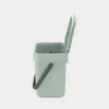 Balde de lixo Brabantia Sort & Go 3 L verde largura 188 mm profundidade 139 mm altura 181 mm