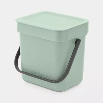 Balde de lixo Brabantia Sort & Go 3 L verde largura 188 mm profundidade 139 mm altura 181 mm