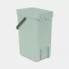 Balde de lixo BRABANTIA Sort & Go 12 L 1 cesto verde 200×249×351 mm
