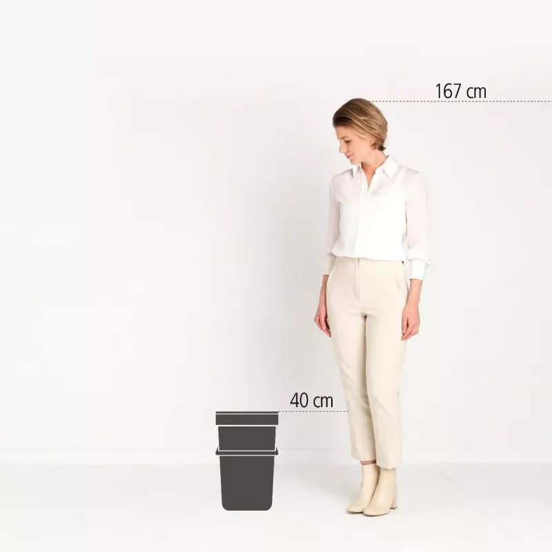 Brabantia Sort & Go 25 L balde de lixo verde 265x340x400 mm
