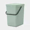 Brabantia Sort & Go 25 L balde de lixo verde 265x340x400 mm
