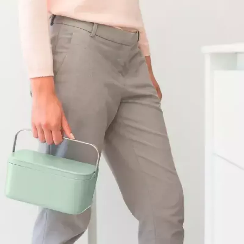 Bidão Brabantia 215803 retangular 1,8 L verde