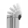 Balde de lixo com pedal Brabantia newIcon redondo aço inoxidável escovado