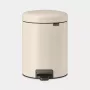 Brabantia NewIcon 5 L balde de lixo redondo bege