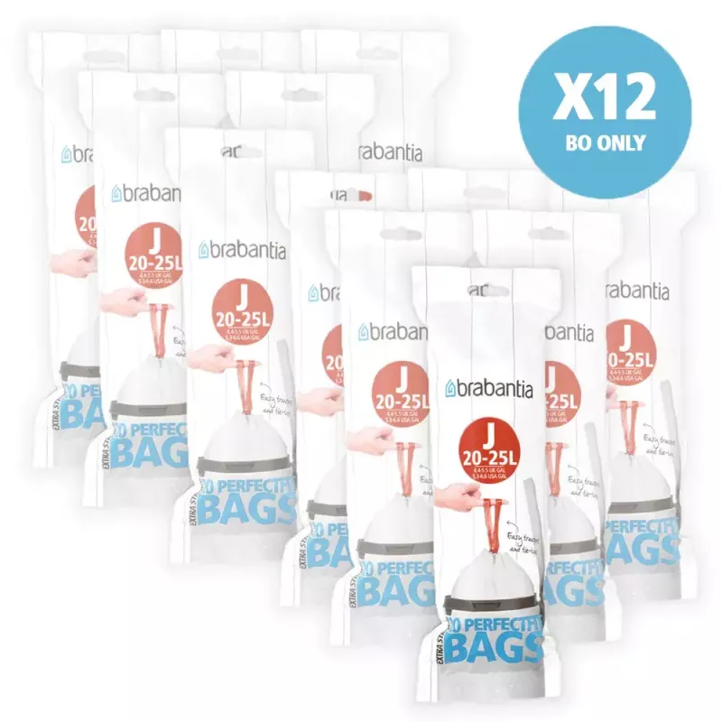 Sacos de lixo Brabantia 115585 23 L branco