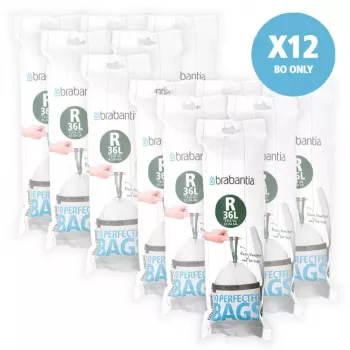 Sacos de lixo Brabantia 115622 36 L branco
