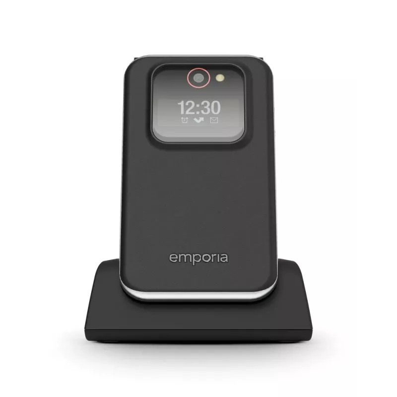 Emporia JOY 7,11 cm (2,8 polegadas) 113 g preto telemóvel para iniciantes