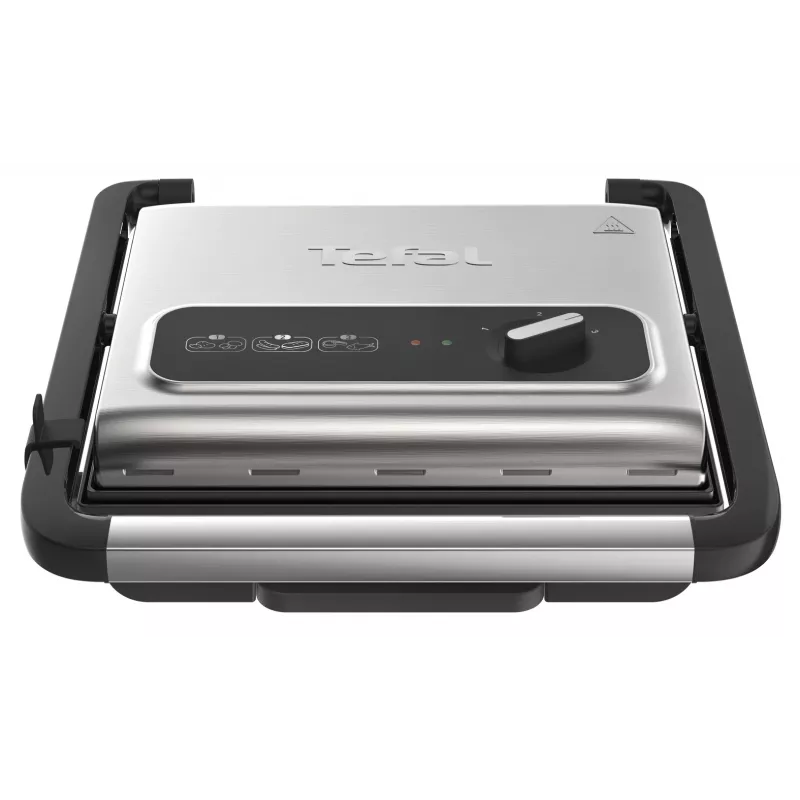 Grelhador de contacto Tefal Inicio GC242D 2000W preto aço inoxidável