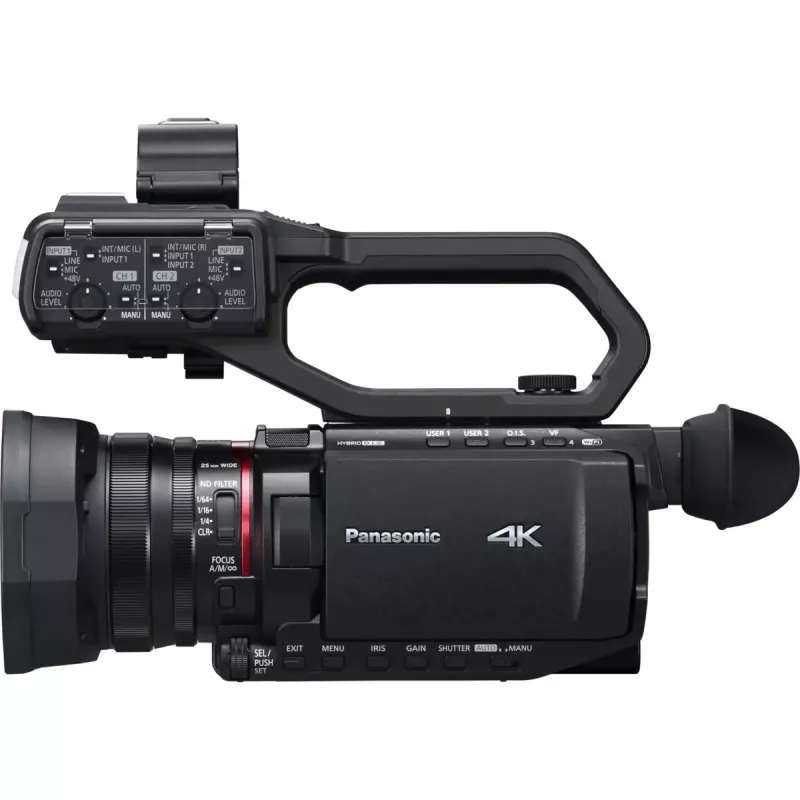 Panasonic AG-CX18EJ Câmara de vídeo 4K 10 bits 60p, 8,29 MP, zoom 24x
