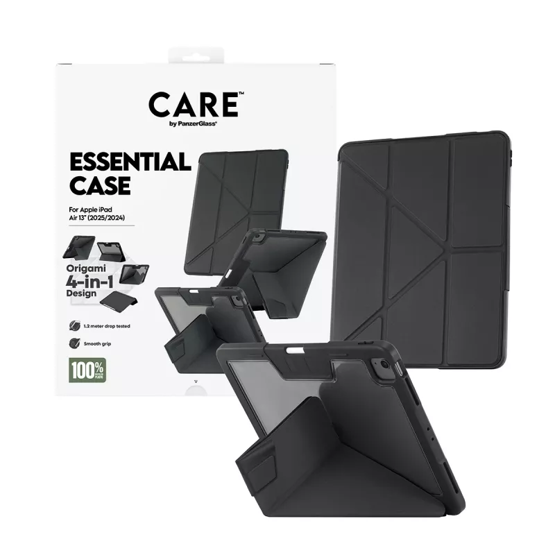 Capa de proteção PanzerGlass CR31677 preto para iPad Air — construção em TPU