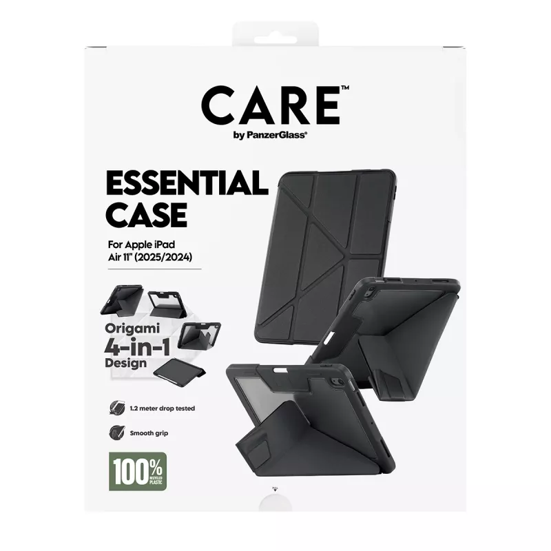 Capa de proteção para tablet PanzerGlass TPU Essential Case CR76640 preto para iPad Air