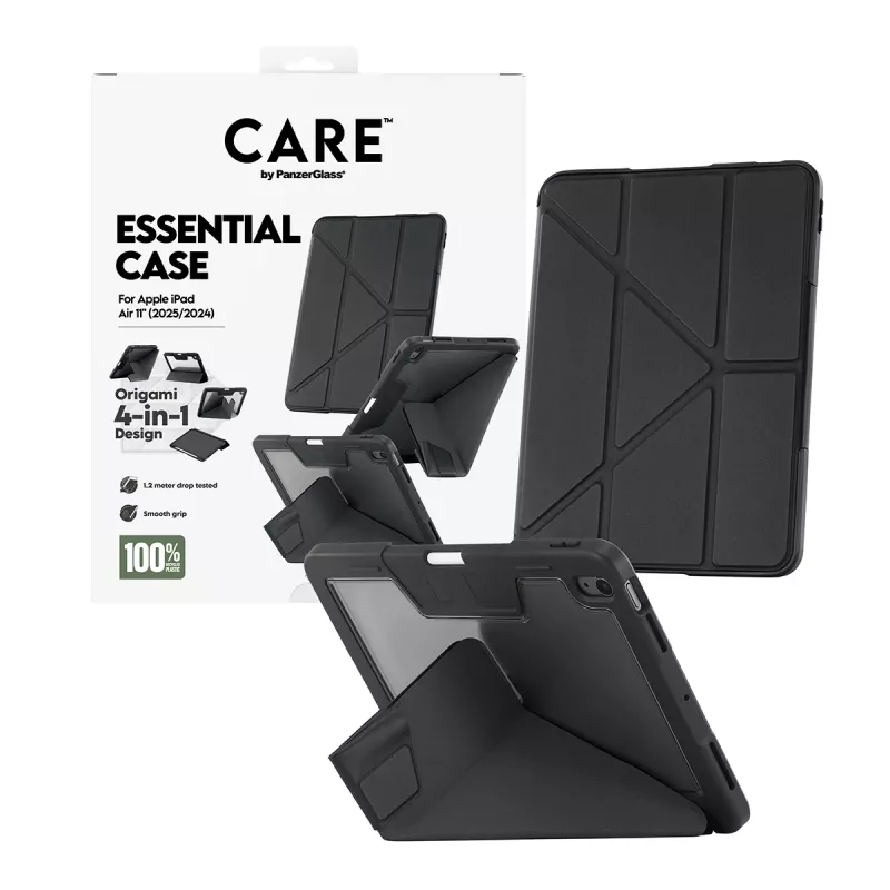 Capa de proteção para tablet PanzerGlass TPU Essential Case CR76640 preto para iPad Air