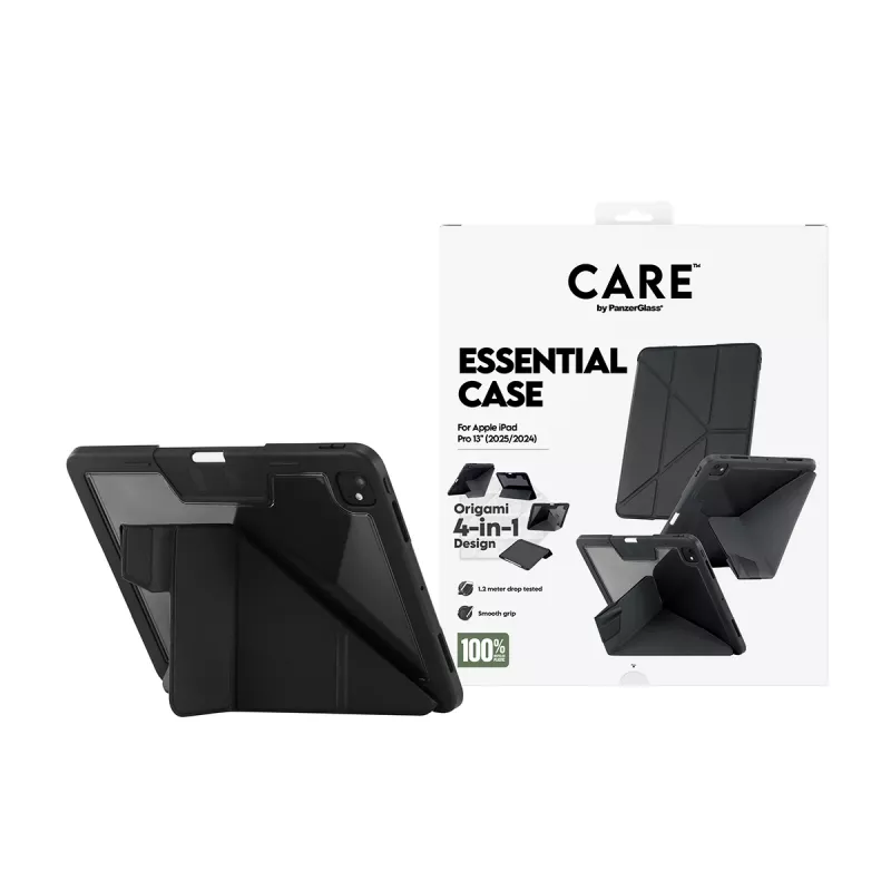 Capa de proteção em TPU PanzerGlass para iPad Pro 13 (2024–2025) — preto