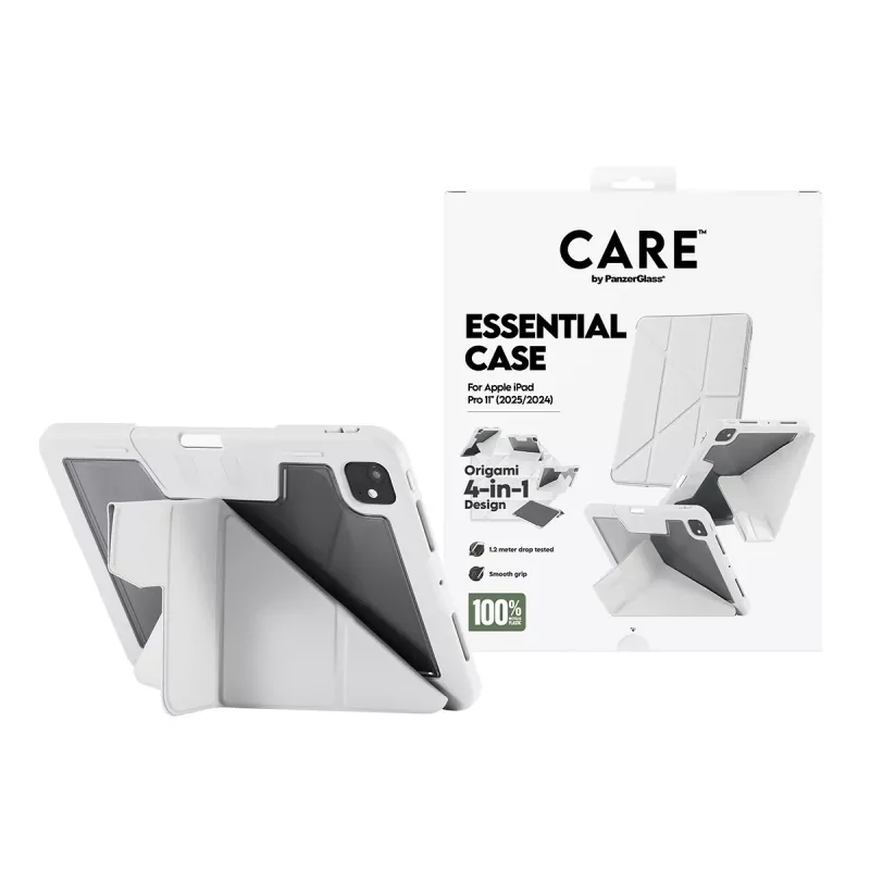 Capa PanzerGlass CARE by ® TPU Essential Case cinzento iPad Pro 11 polegadas (2024-2025)