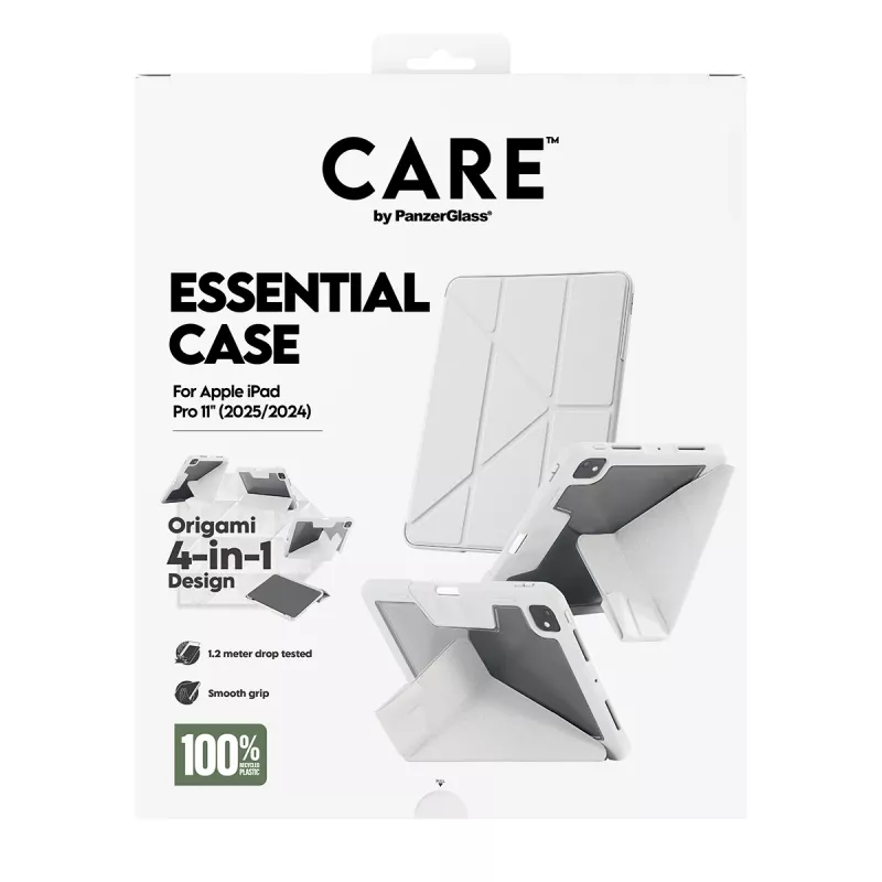 Capa PanzerGlass CARE by ® TPU Essential Case cinzento iPad Pro 11 polegadas (2024-2025)