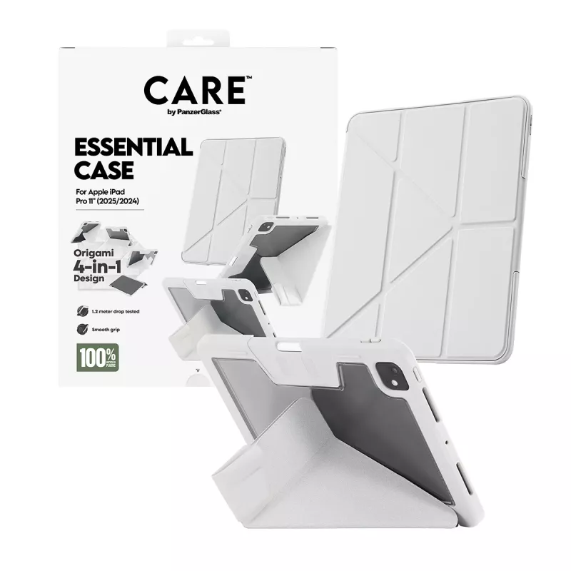 Capa PanzerGlass CARE by ® TPU Essential Case cinzento iPad Pro 11 polegadas (2024-2025)