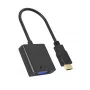 Adaptador HDMI para VGA IcyBox IB-AC502a — adaptador HDMI A (macho) para VGA (fêmea)