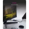 Adaptador HDMI para VGA IcyBox IB-AC502a — adaptador HDMI A (macho) para VGA (fêmea)