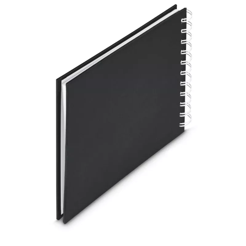 Álbum de fotografias Hama Fine Art preto 30 folhas 14 x 14 cm encadernação em espiral