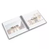 Álbum de fotografias Hama Fine Art preto 30 folhas 14 x 14 cm encadernação em espiral