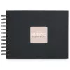 Hama 00009833 Fine Art álbum de fotos de espiral 24x17, 50 páginas pretas, New Black