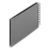 Hama 00009839 Fine Art álbum de fotos de espiral 24x17, 50 páginas pretas, Stone Grey