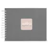 Álbum de fotografias Hama 00009836 cinzento 50 folhas 10 x 15 encadernação em espiral