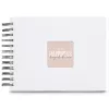 Hama 00009845 Fine Art álbum de fotos de espiral 24x17, 50 páginas pretas, branco