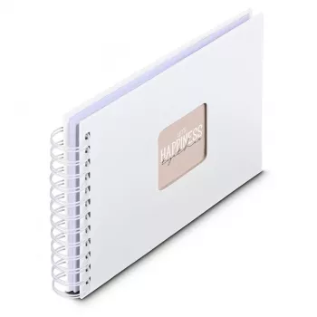 Álbum de fotografias Hama 00009842 branco 50 folhas 10 x 15 encadernação em espiral