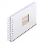 Álbum de fotografias Hama 00009842 branco 50 folhas 10 x 15 encadernação em espiral