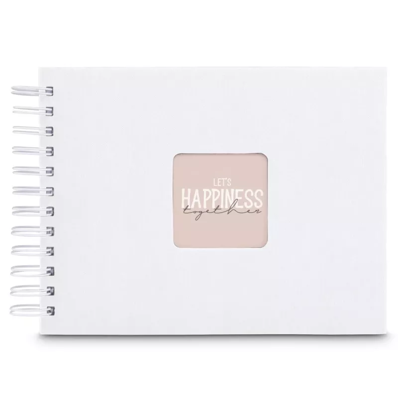 Álbum de fotografias Hama 00009842 branco 50 folhas 10 x 15 encadernação em espiral