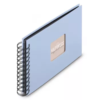 Álbum de fotografias Hama 00009863 azul 50 folhas encadernação em espiral