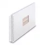 Hama 00009843 Fine Art álbum de fotografias de espiral 28x24, 50 páginas brancas, branco