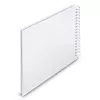 Hama 00009843 Fine Art álbum de fotografias de espiral 28x24, 50 páginas brancas, branco