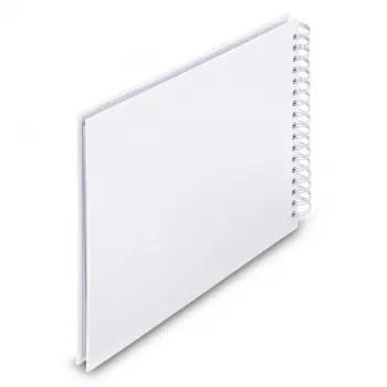 Álbum de fotografias Hama 00009843 branco 50 folhas 10 x 15 encadernação em espiral