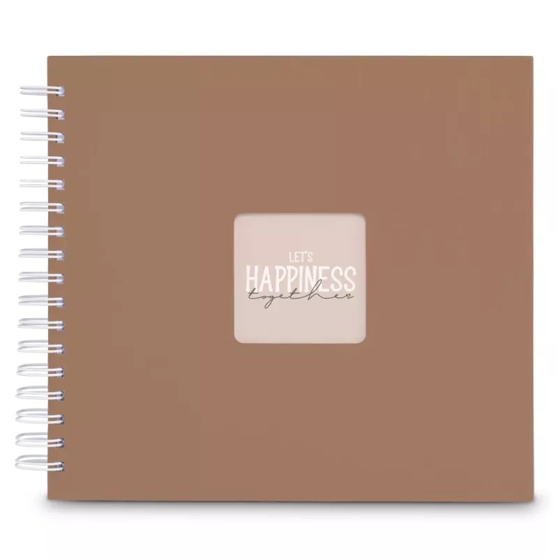 Hama 00009849 Fine Art álbum de fotografias de espiral 28x24, 50 páginas brancas, Mousse