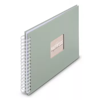 Álbum de fotografias Hama Fine Art salva 100 folhas 10 x 15 cm encadernação em espiral