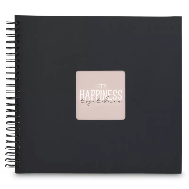 Álbum de fotografias Hama 00009835 preto 300 folhas 10 x 15 encadernação em espiral