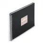Álbum de fotografias Hama Fine Art preto 300 folhas 10 x 15 cm encadernação em espiral