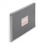 Álbum de fotografias Hama Fine Art cinzento 300 folhas 10 x 15 cm encadernação em espiral