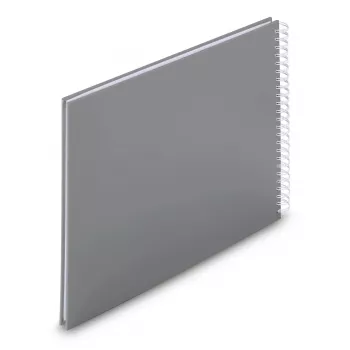Álbum de fotografias Hama Fine Art cinzento 300 folhas 10 x 15 cm encadernação em espiral