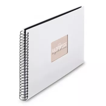 Álbum de fotografias Hama 00009847 branco 300 folhas 10 x 15 encadernação em espiral