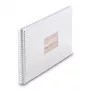 Álbum de fotografias Hama Fine Art branco 300 folhas 10 x 15 cm encadernação em espiral