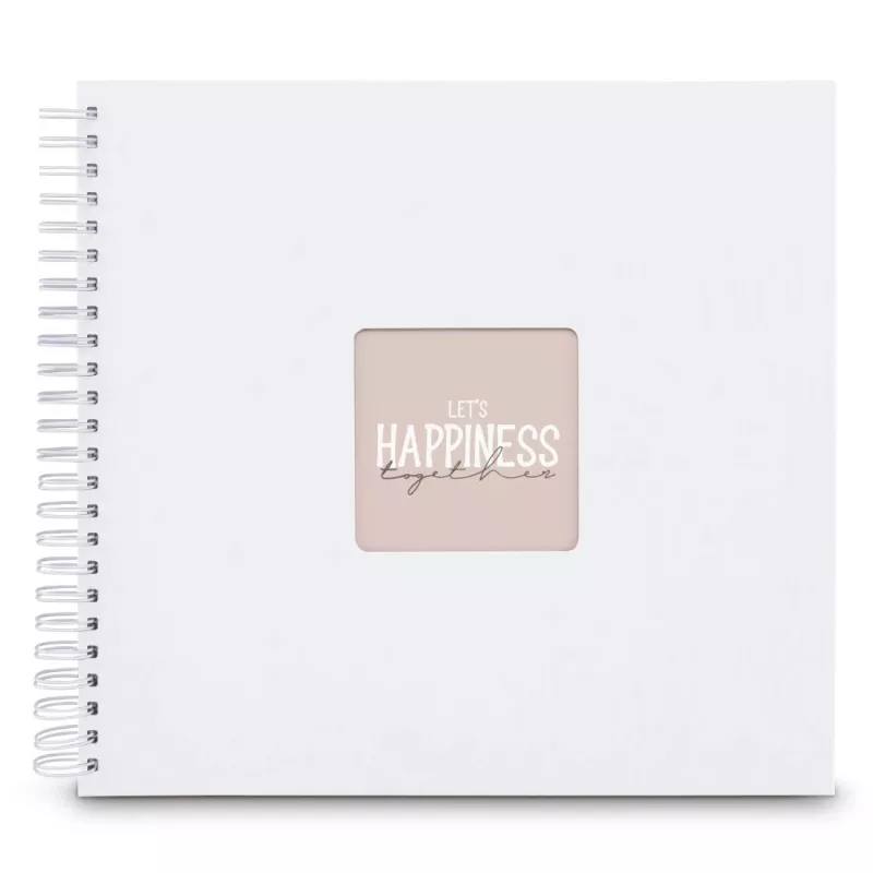 Álbum de fotografias Hama Fine Art branco 300 folhas 10 x 15 cm encadernação em espiral