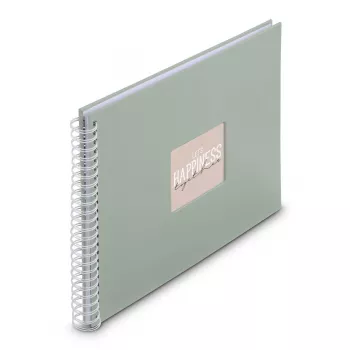 Álbum de fotografias Hama Fine Art salva 300 folhas 10 x 15 cm encadernação em espiral