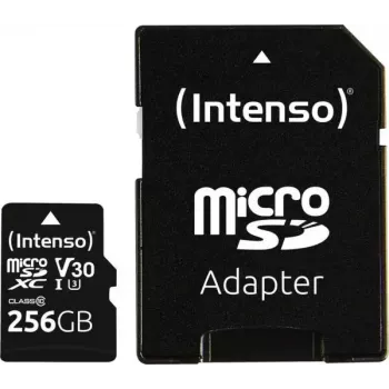 Cartão de memória Intenso 3433492 256 GB MicroSDXC UHS-I