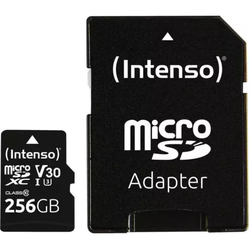 Cartão de memória Intenso 3433492 256 GB MicroSDXC UHS-I